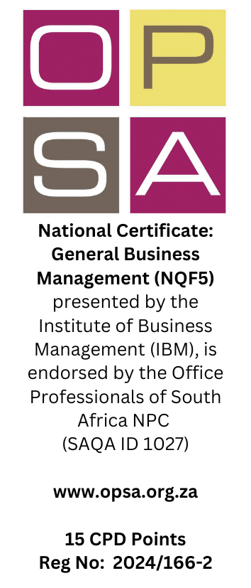 National Certificate in General Business Management NQF 5