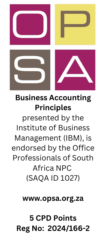 Business Accounting Principles